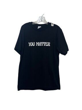 Tomorrow Needs You Black Graphic Tshirt Black Medium New Port & Company